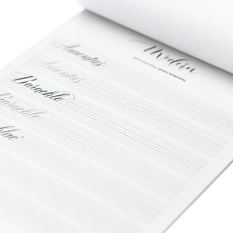 Zeszyt ćwiczeń do kaligrafii A4 - Renesans - Modern Calligraphy 07