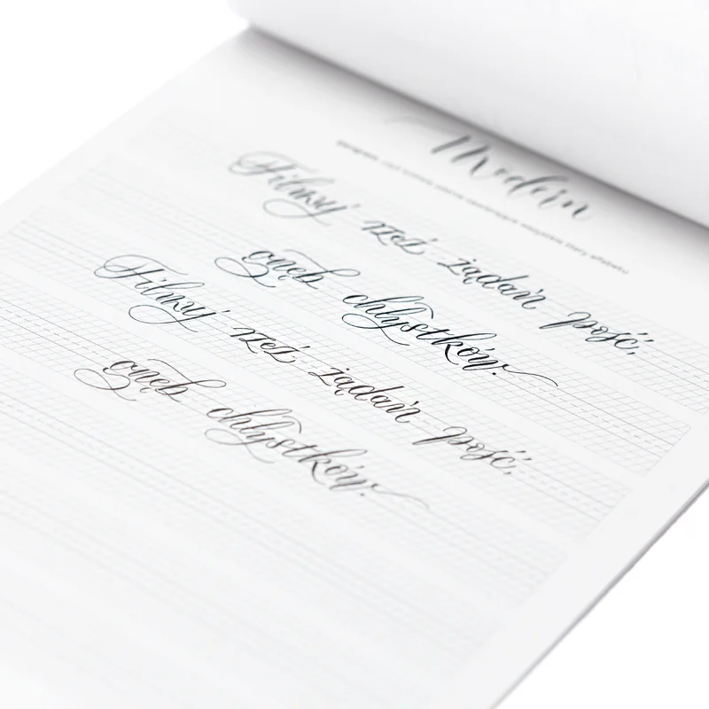 Zeszyt ćwiczeń do kaligrafii A4 - Renesans - Modern Calligraphy 08