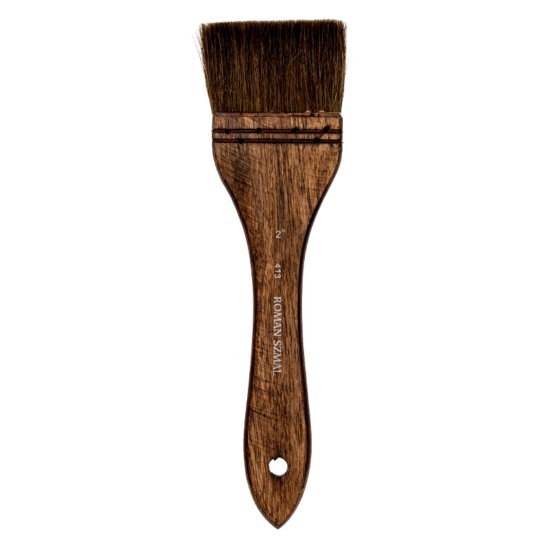 Pędzel naturalny HAKE seria 413 Roman Szmal, końskie włosie - nr 2 02