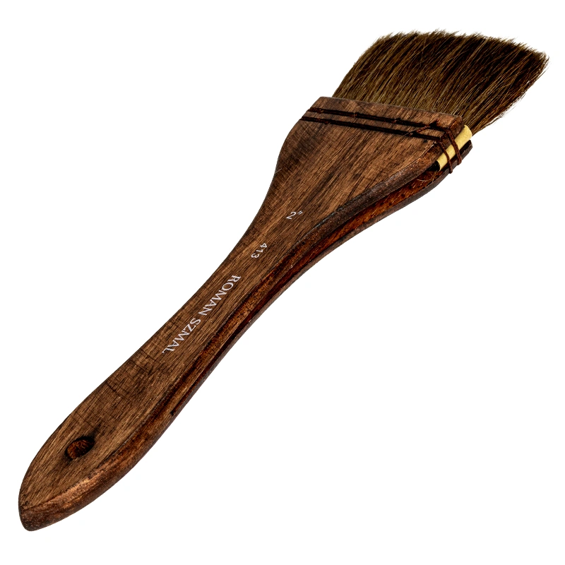 Pędzel naturalny HAKE seria 413 Roman Szmal, końskie włosie - nr 2 03