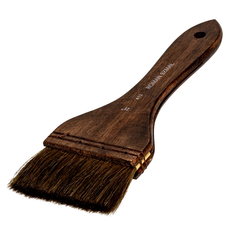 Pędzel naturalny HAKE seria 413 Roman Szmal, końskie włosie - nr 2,5 01