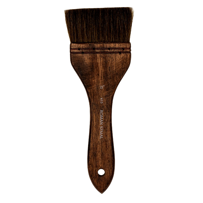 Pędzel naturalny HAKE seria 413 Roman Szmal, końskie włosie - nr 2,5 03