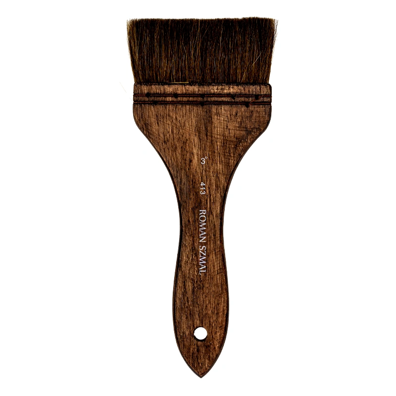 Pędzel naturalny HAKE seria 413 Roman Szmal, końskie włosie - nr 3 03