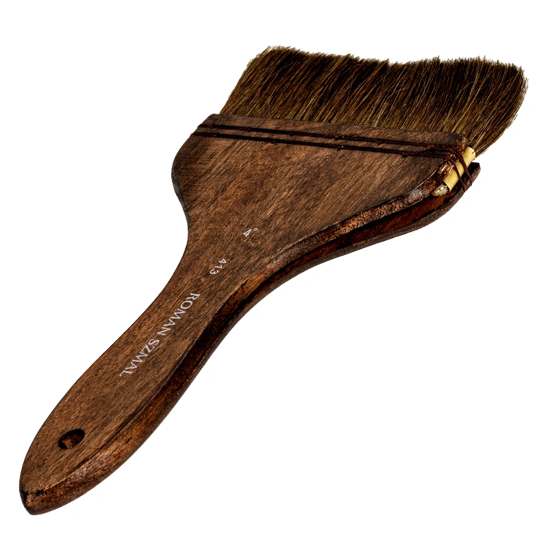 Pędzel naturalny HAKE seria 413 Roman Szmal, końskie włosie - nr 4  02