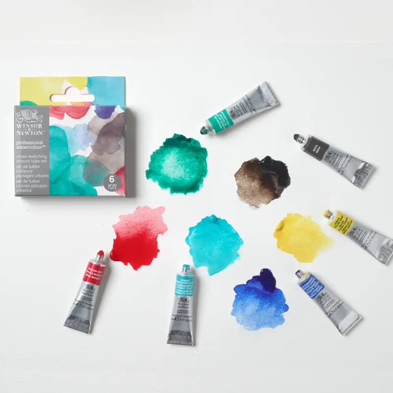 Farby akwarelowe Winsor & Newton Professional Watercolour 6 x 5 ml Urban sketching 05