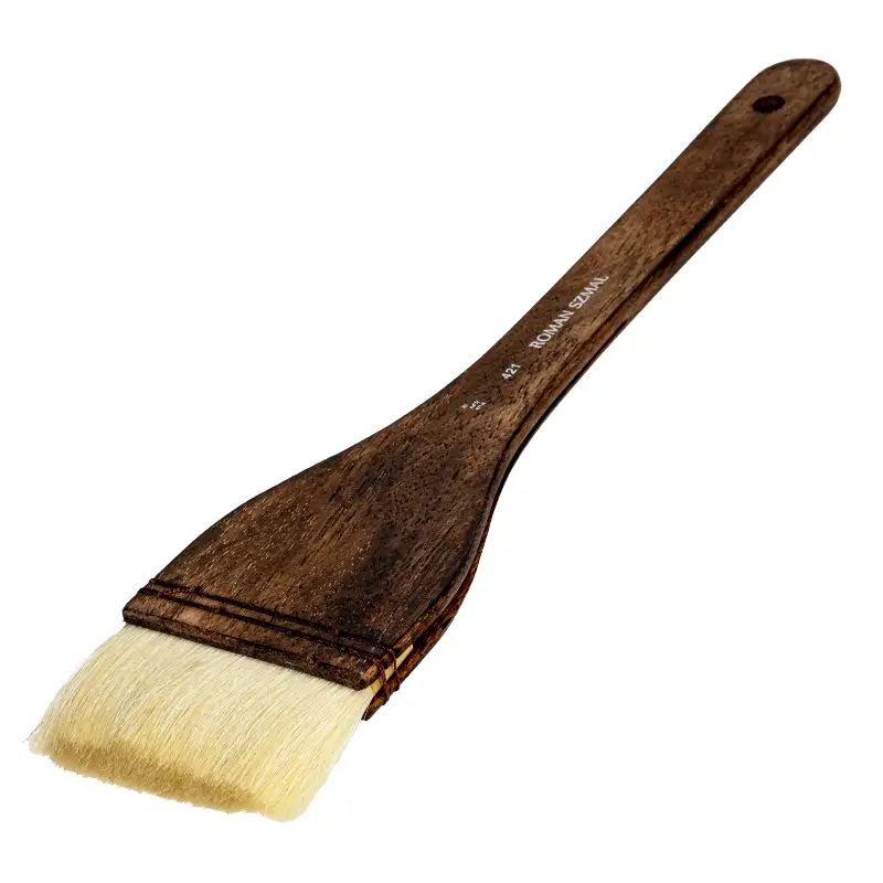 Pędzel naturalny HAKE seria 421 Roman Szmal, włosie kozy - nr 2,5 02