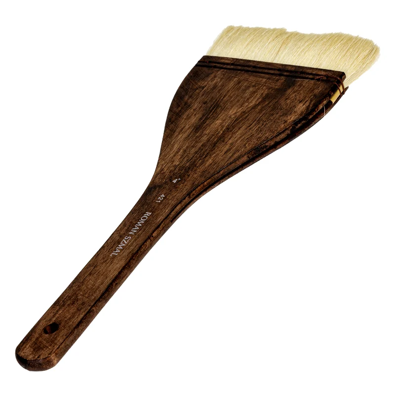 Pędzel naturalny HAKE seria 421 Roman Szmal, włosie kozy - nr 4 01