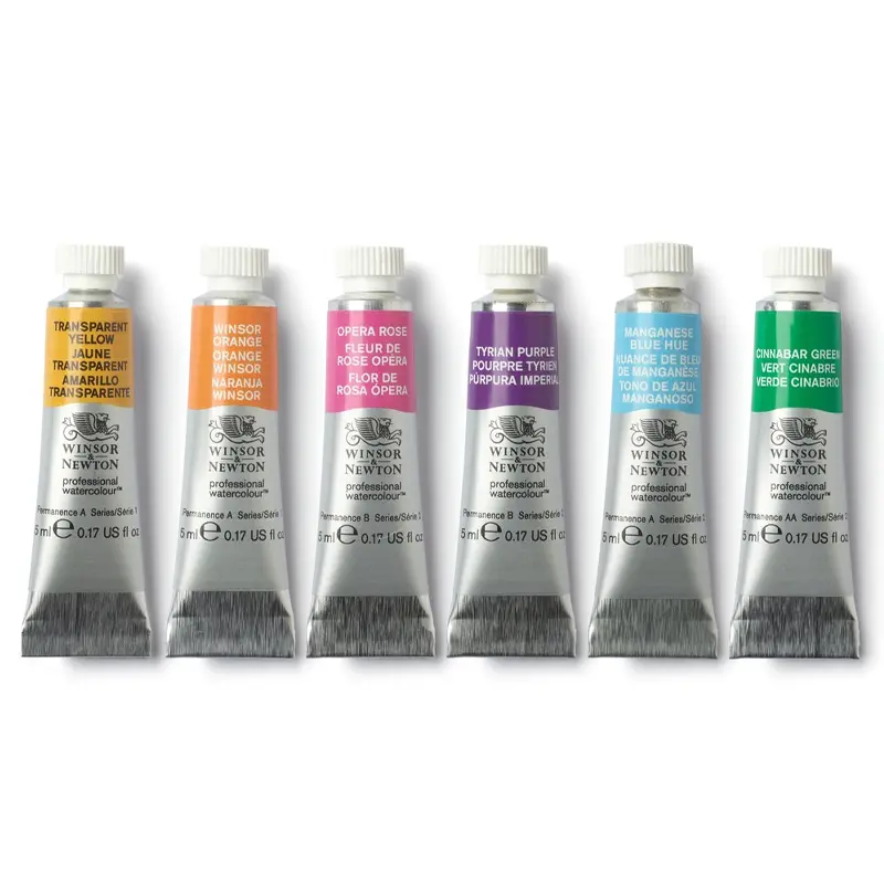 Farby akwarelowe Winsor & Newton Professional Watercolour 6 x 5 ml Vibrant