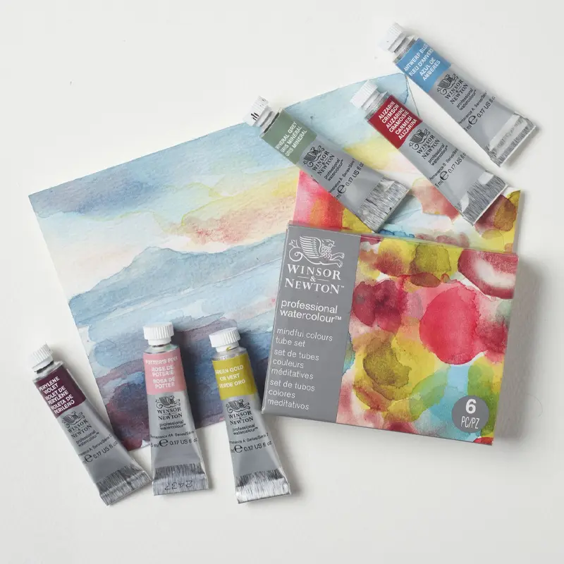 Farby akwarelowe Winsor & Newton Professional Watercolour 6 x 5 ml Mindful