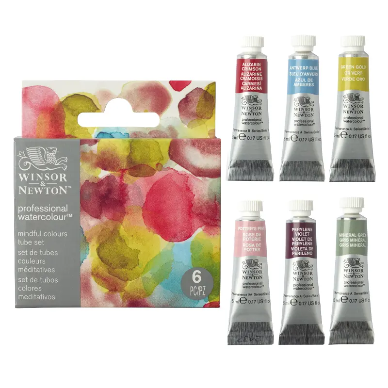 Farby akwarelowe Winsor & Newton Professional Watercolour 6 x 5 ml Mindful