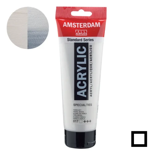 Farba akrylowa Amsterdam Acrylic 250 ml - 817 Pearl white