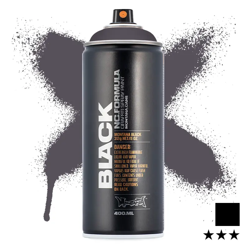 Farba w sprayu Montana Black 400 ml BLK 7230 Nostradamus 01