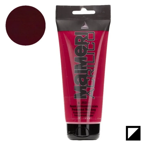 Farba akrylowa Maimeri Acrilico 200 ml - 253 Permanent red deep
