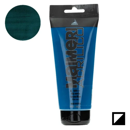 Farba akrylowa Maimeri Acrilico 200 ml - 409 Green blue