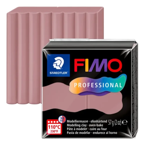 Modelina Fimo Professional 57 g - 020 Brudny róż