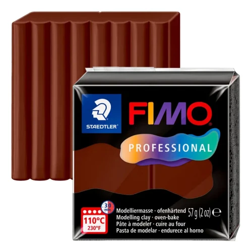 Modelina Fimo Professional 57 g - 077 czekoladowy