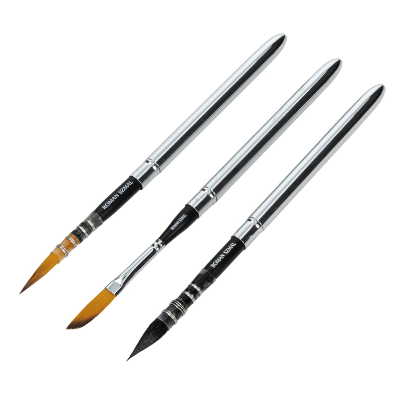 Pędzel do akwareli Travel Brush Roman Szmal Art nr 403 Dagger - włosie syntetyczne 06