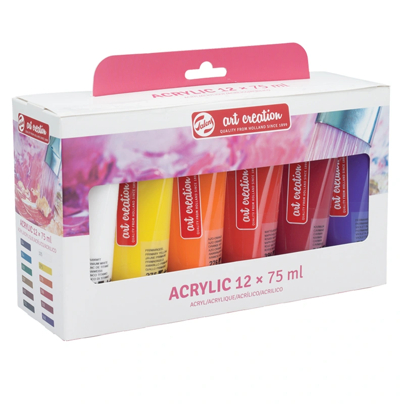 Farby akrylowe Art Creation zestaw 12 x 75 ml Royal Talens