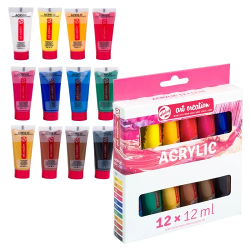 Farby akrylowe Art Creation  zestaw 12 x 12 ml Royal Talens