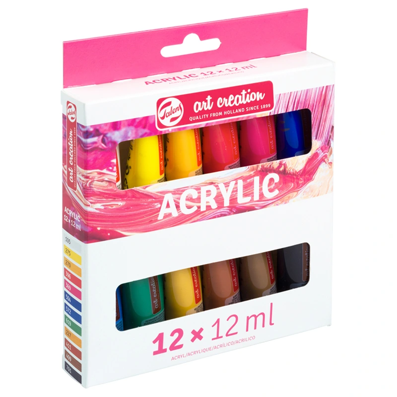 Farby akrylowe Art Creation zestaw 12 x 12 ml Royal Talens