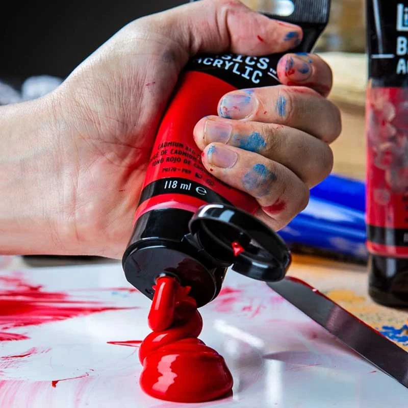 Farby akrylowe Liquitex Basics zestaw 12 x 118 ml
