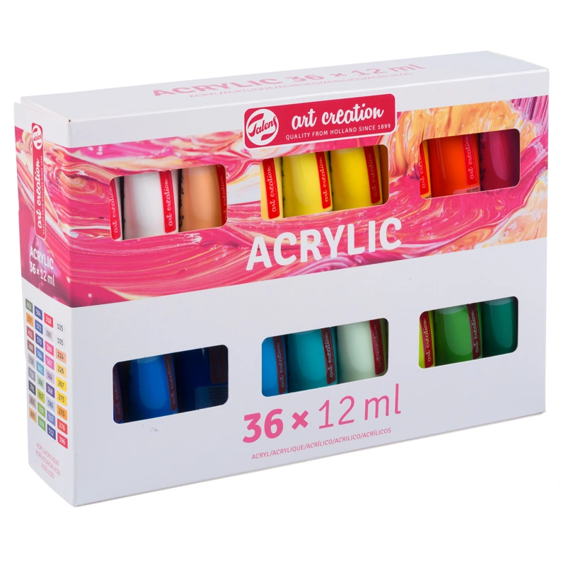 Farby akrylowe Art Creation Royal Talens zestaw 36 x 12 ml