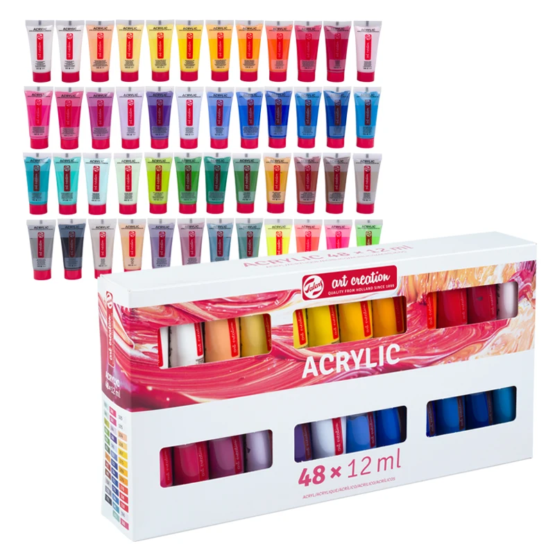 Farby akrylowe Art Creation Royal Talens zestaw 48 x 12 ml