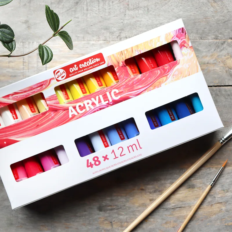 Farby akrylowe Art Creation Royal Talens zestaw 48 x 12 ml