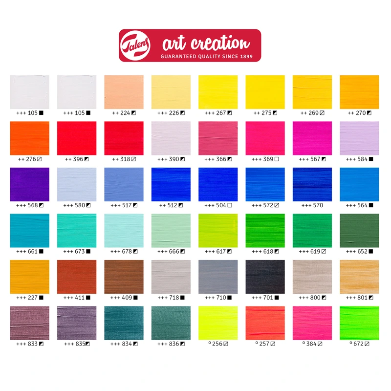 Farby akrylowe Art Creation Royal Talens zestaw 48 x 12 ml