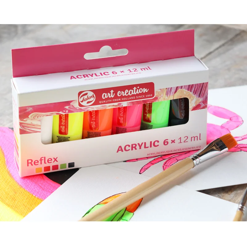 Farby akrylowe Art Creation Royal Talens zestaw 6 x 12 ml Reflex