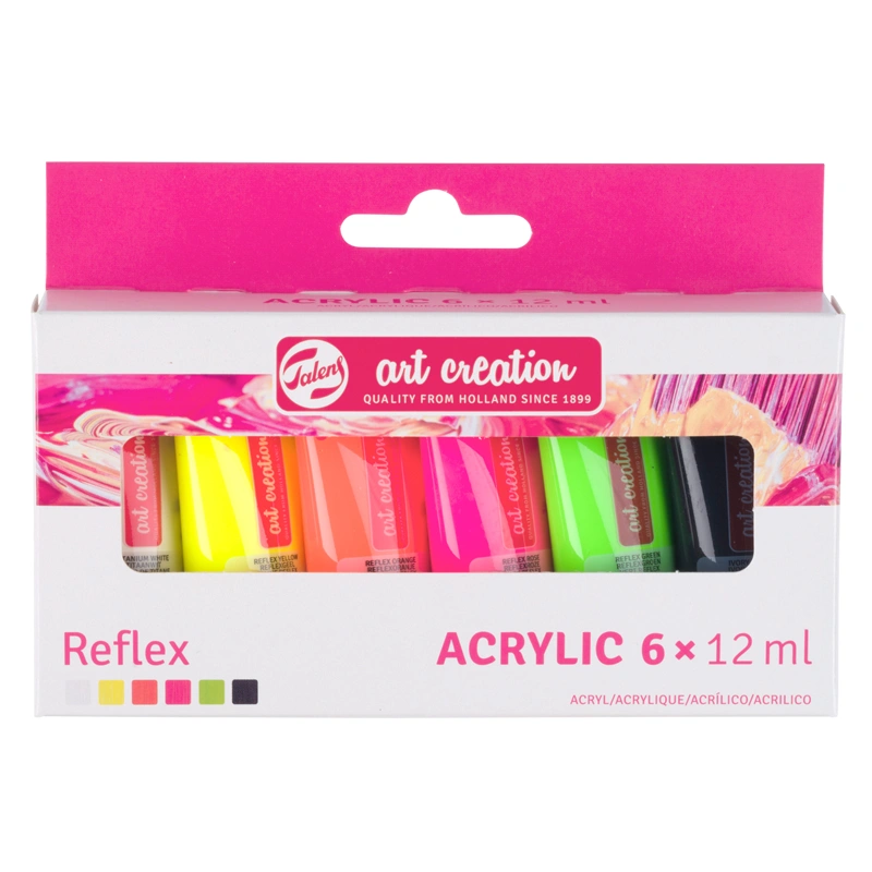 Farby akrylowe Art Creation Royal Talens zestaw 6 x 12 ml Reflex