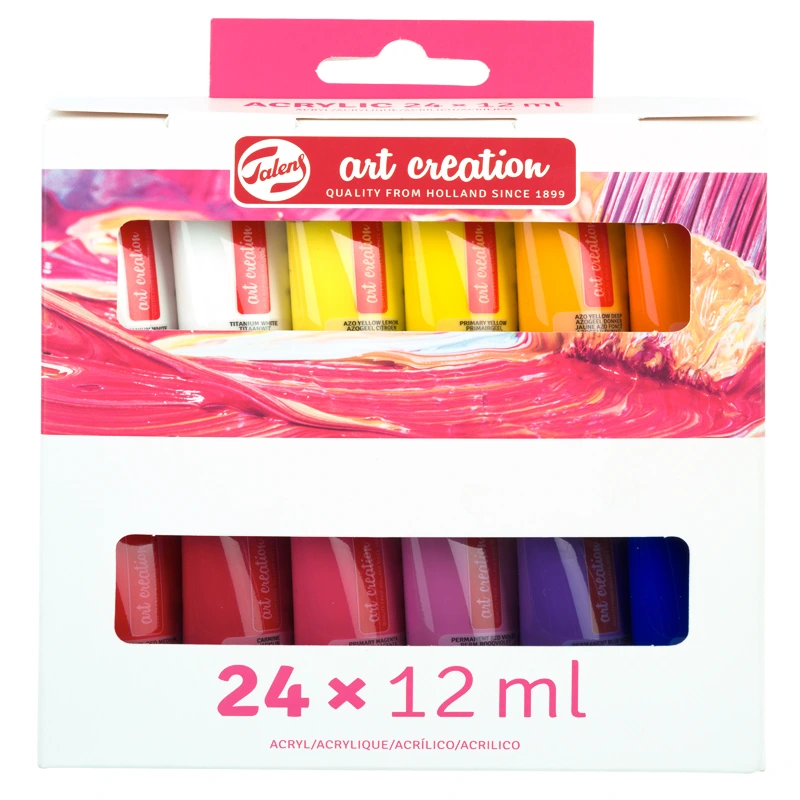 Farby akrylowe Art Creation zestaw 24 x 12 ml Royal Talens