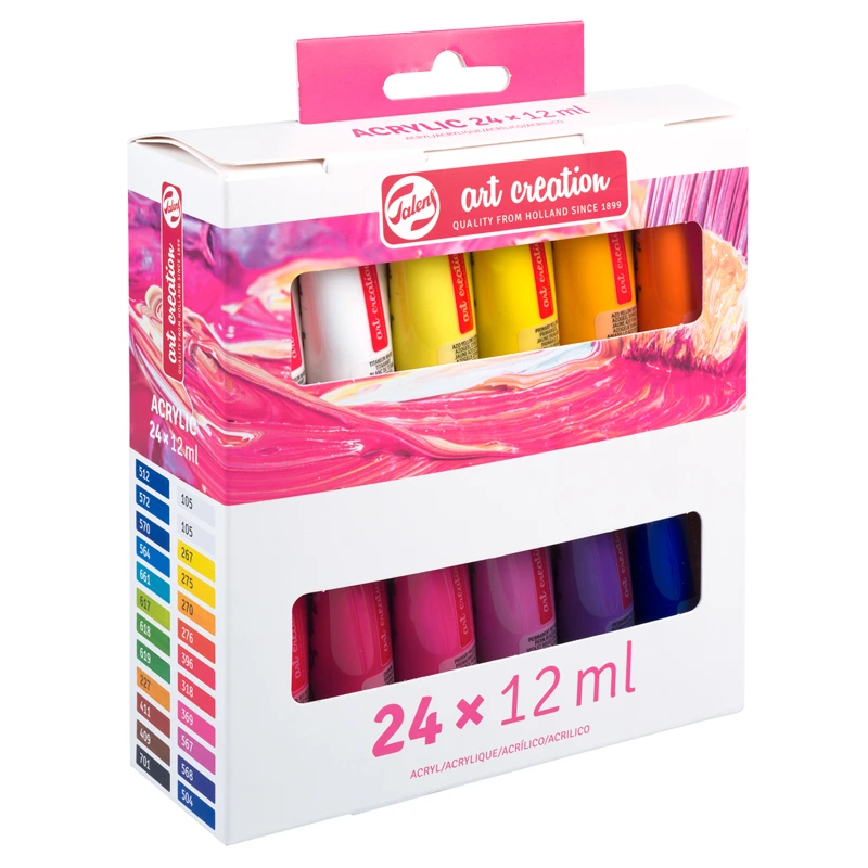 Farby akrylowe Art Creation zestaw 24 x 12 ml Royal Talens