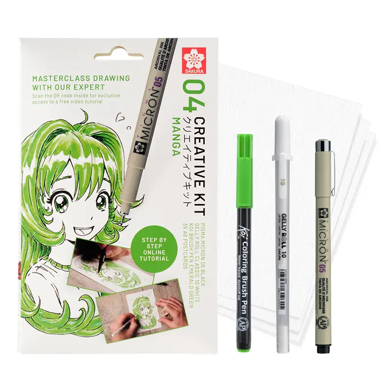 Zestaw artystyczny Sakura Creative Art Kit Manga girl 01