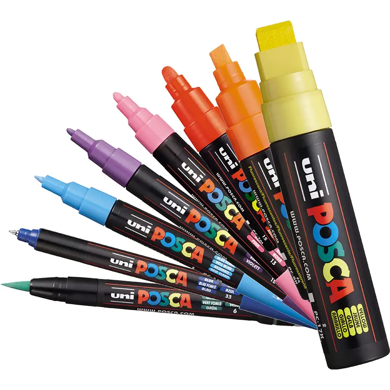 Zestaw markerów POSCA PC-5M zestaw - 4 szt.