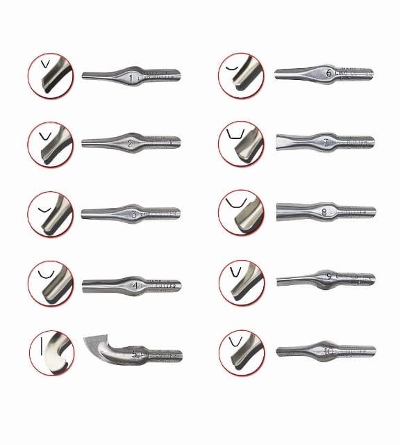 Dłuto do linorytu Lino Essdee nr 10