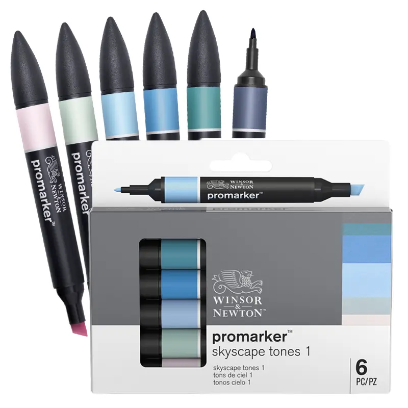 Zestaw markerów Promarker W&N 6 szt. - Skyscape Tones 1 01