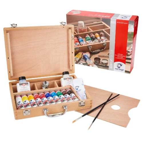 Zestaw farb akrylowych Van Gogh 10x40 ml Box Basic