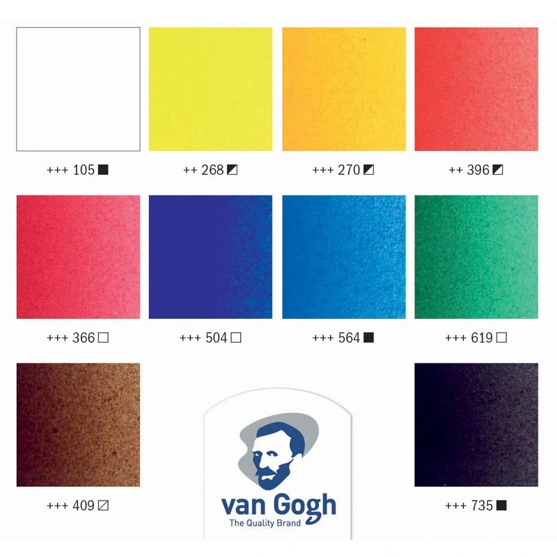 Zestaw farb akrylowych Van Gogh 10x40 ml Box Basic 03