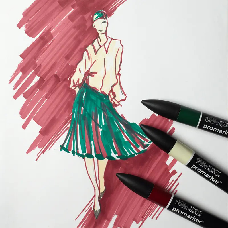 Promarkery Winsor & Newton zestaw 6 szt. Rich Tones 02