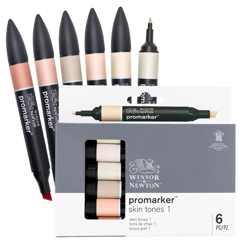 Promarkery Winsor & Newton zestaw 6 szt. Skin Tones 1 01