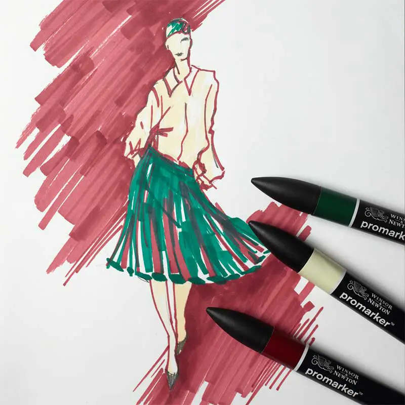 Promarkery Winsor & Newton Brush zestaw 6 szt. Rich Tones 02