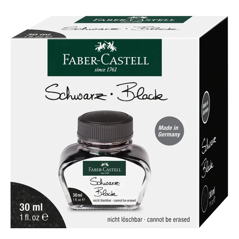 Atrament Faber-Castell 30 ml czarny 02