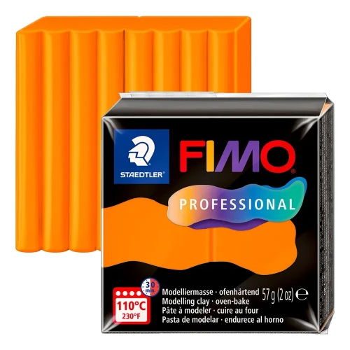 Modelina Fimo Professional 57 g - 004 Pomarańczowy