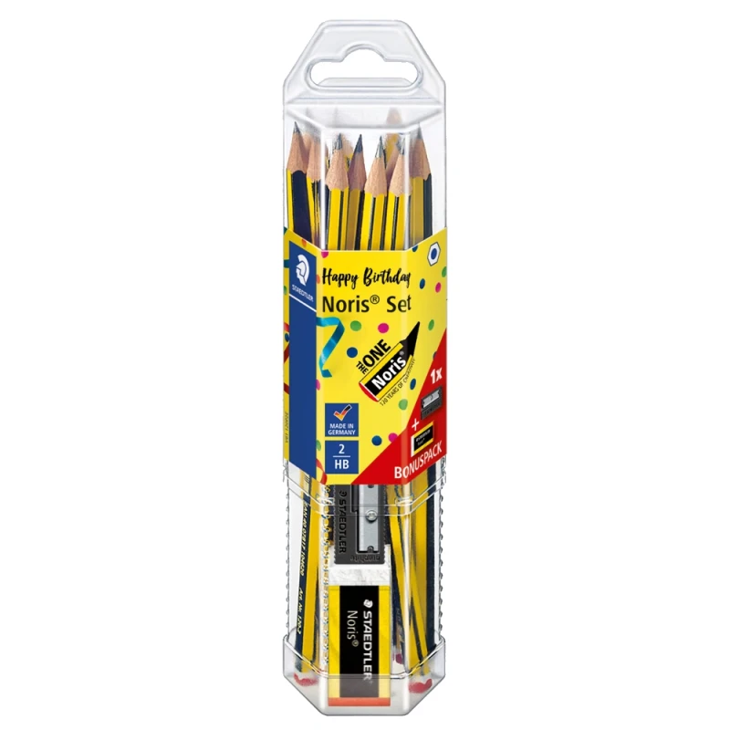 Ołówki Staedtler Noris zestaw 12 szt. HB + gumka i temperówka 05