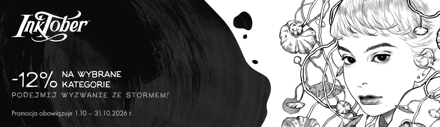 Inktober w Storm Plastyczny: -12% na wybrane kategorie od 1.10 do 31.10.2026 Storm Plastyczny