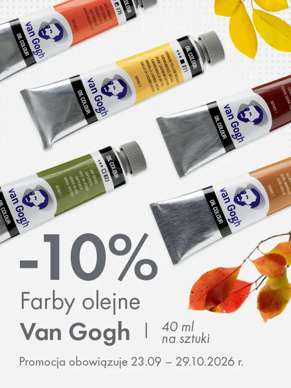 Promocja -10% na farby olejne Van Gogh 40 ml na sztuki, od 23.09 do 29.10.2026 Storm Plastyczny