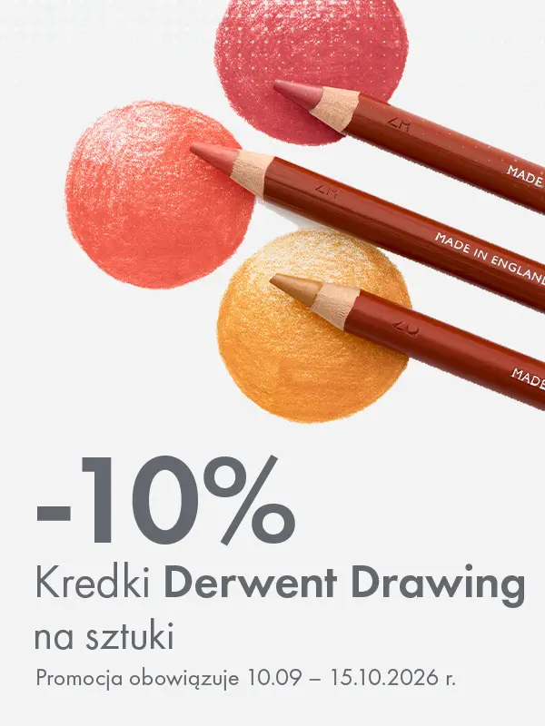 Promocja Storm Plastyczny: -10% na kredki Derwent Drawing kupowane na sztuki Storm Plastyczny