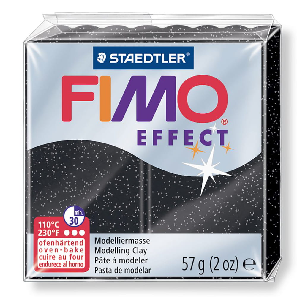Original FIMO Effect Modelliermasse „Sternenstaub“ – 903, Steinoptik, 56 G, Trocknend