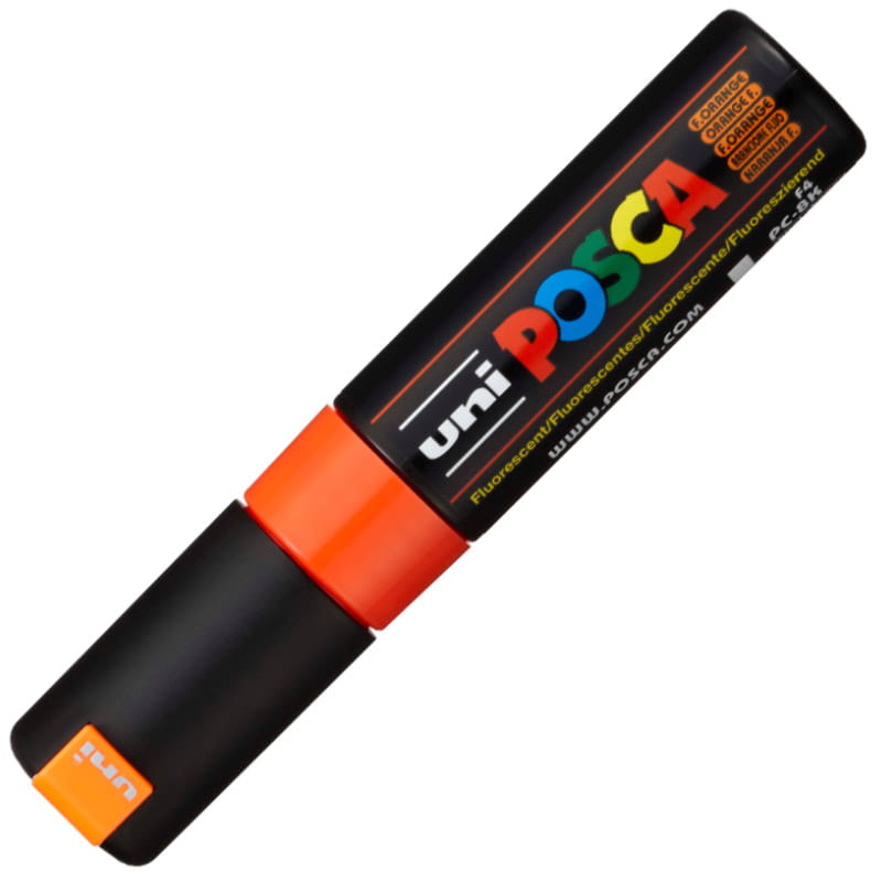Uni-posca posca marker, afm pc-8k, lijndikte 8 mm, breed